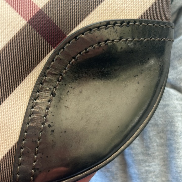 💯 authentic Burberry Patent Nova Check Dryden Crossbody Bag - Picture 14 of 16